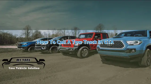 How to Call a Tow Truck in GTA