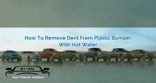 How to Remove Dent from Plastic Bumper with Hot Water