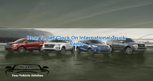 How to Set Clock on International Truck Radio