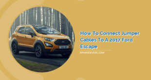 How to Connect Jumper Cables to a 2017 Ford Escape