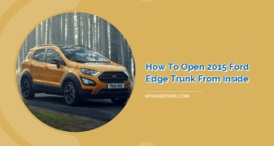 How to Open 2015 Ford Edge Trunk from Inside