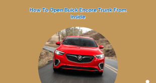 How to Open Buick Encore Trunk From Inside