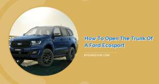 How to Open the Trunk of a Ford Ecosport