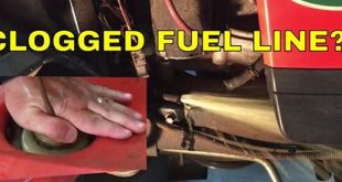 How To Fix A Clogged Fuel Line