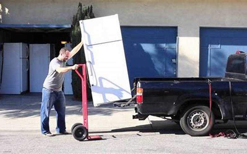 How To Strap A Refrigerator In A Truck