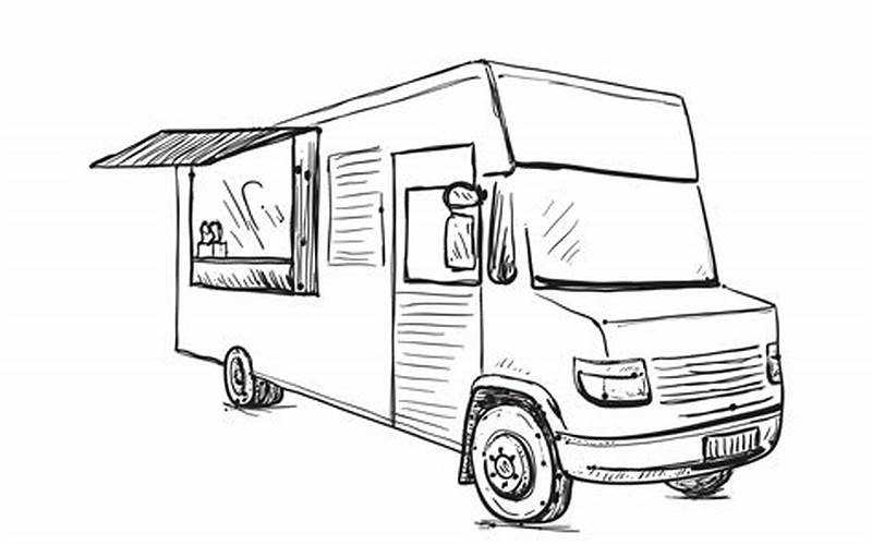 How to Draw a Food Truck Unleash Your Creativity! MyVans