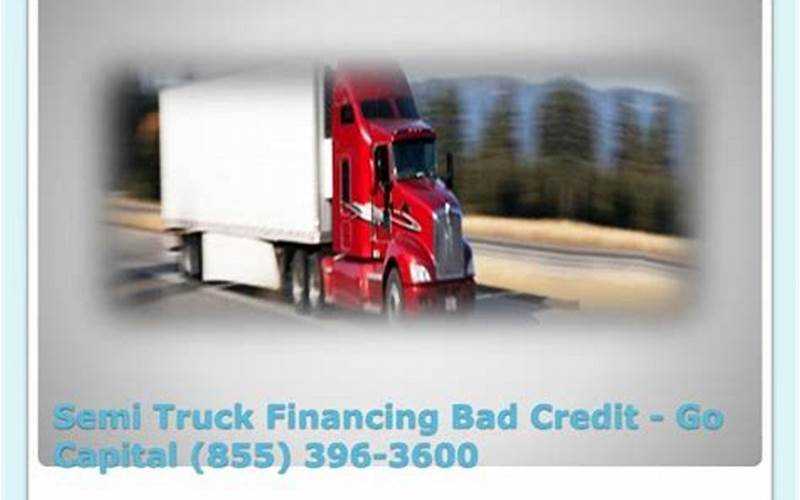 Buy A Box Truck With Bad Credit: A Comprehensive Guide