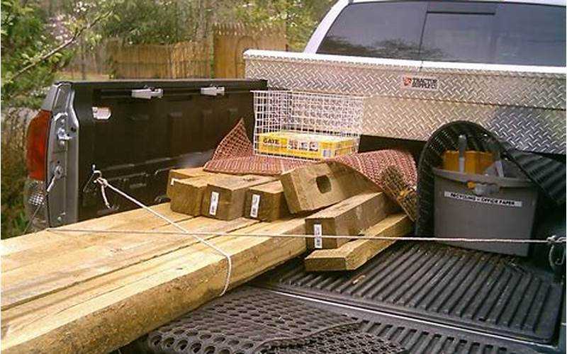 How To Securely Tie Down A Dresser In The Back Of A Pick-Up Truck