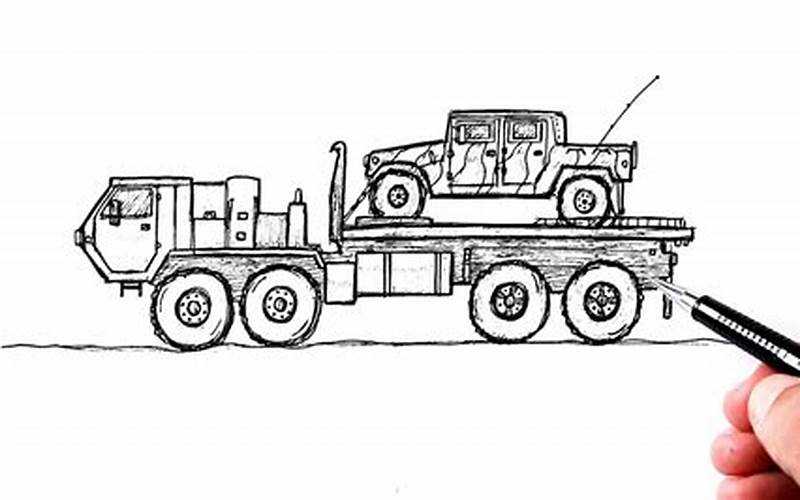 Youtube 1-Minute Drawing Of An Army Truck: Unleash Your Artistic Talent