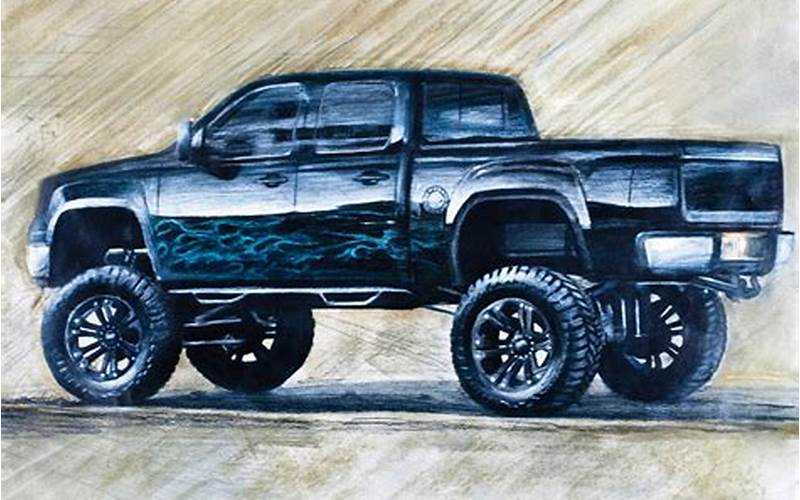 Lifted Truck Drawing Made Easy: Unleash Your Creativity