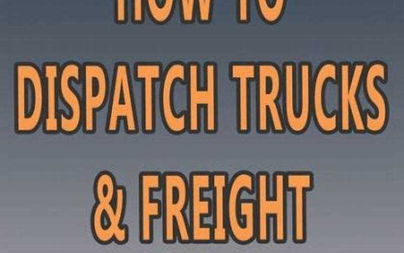 Master Class: How To Dispatch Trucks & Freight By Grant Preston