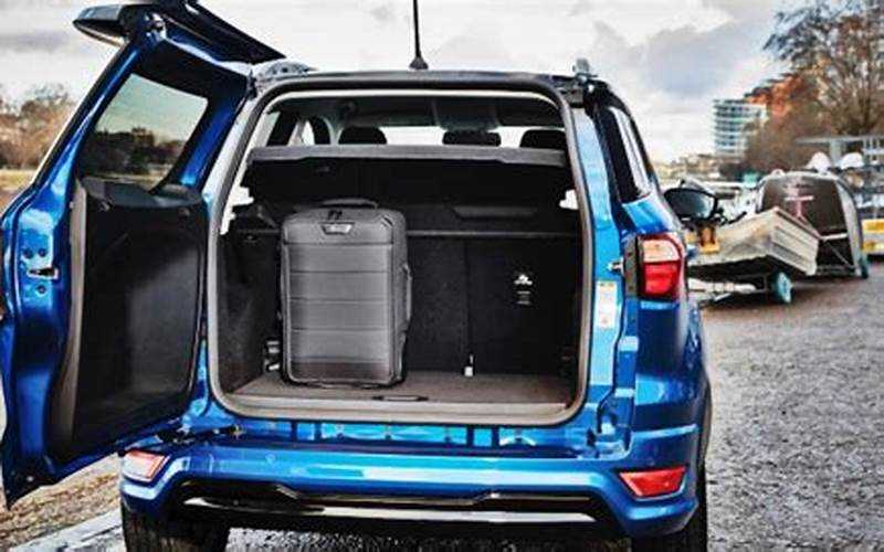 Ford Ecosport Boot Release: Unlocking Convenience And Accessibility