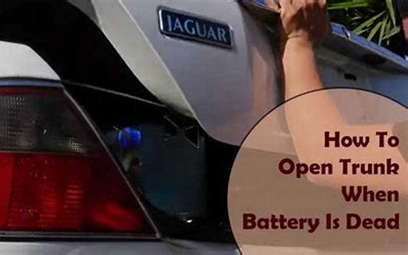 How To Open Ford 2007 Trunk With Dead Battery