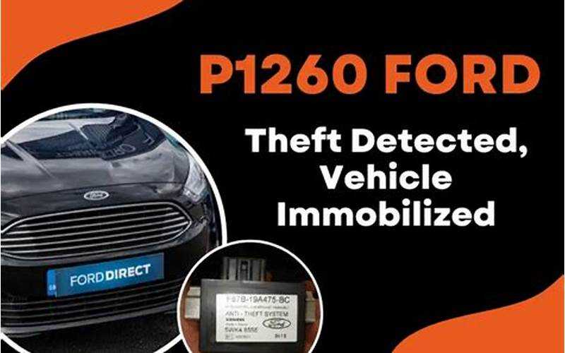 What Will It Cost For Fords To Clear P1260 Code And Reprogram?