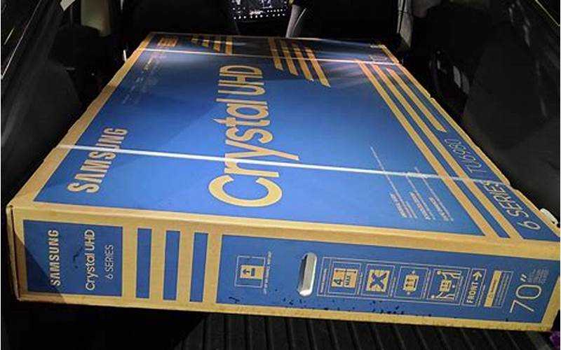 Will An 85-Inch Tv Fit In An Suv?