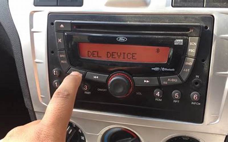 How To Delete Devices From Ford Audio