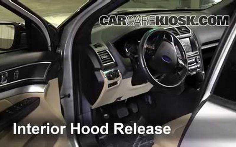 How To Open Hood On 2017 Ford Explorer From Outside